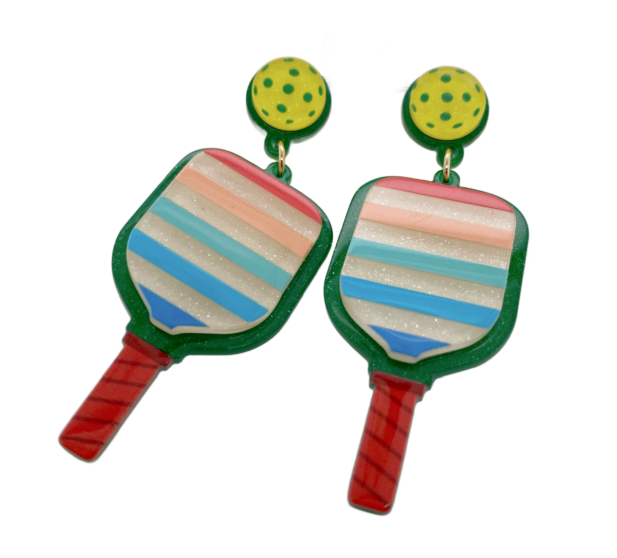 Pickleball Dangle Earrings