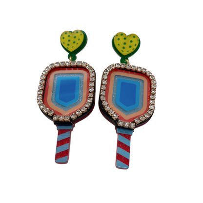 Pickleball Dangle Earrings